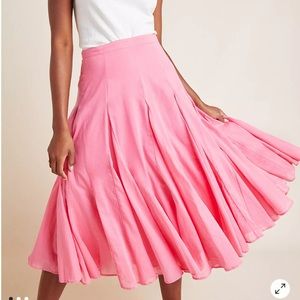 Maeve by Anthropologie | Flounced Midi Skirt | Size 6